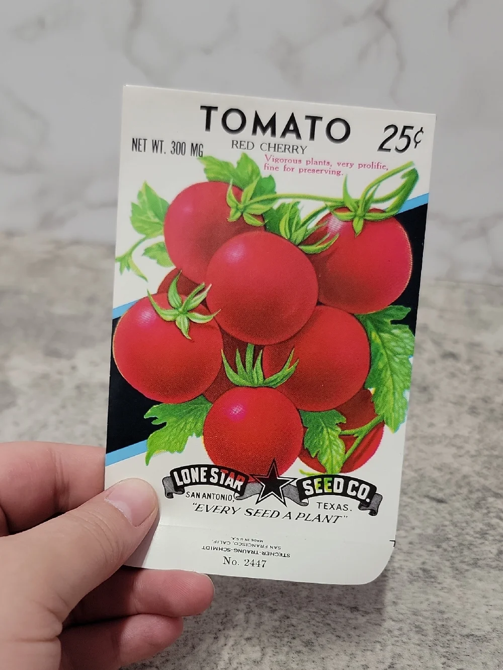 Vintage Tomato Empty Seed Packet set of 4 NOS New Old Stock - Picture 2 of 3